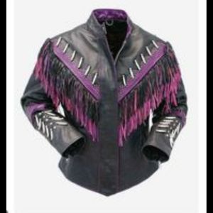 Real custom made leather jacket